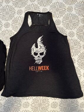 2 Orangetheory Hell Week tank tops